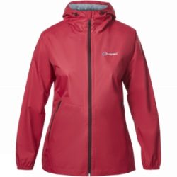 Berghaus Womens Deluge Light Jacket Dark Cerise